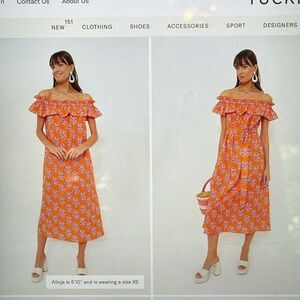 Small pink city prints dress from Tuckernuck